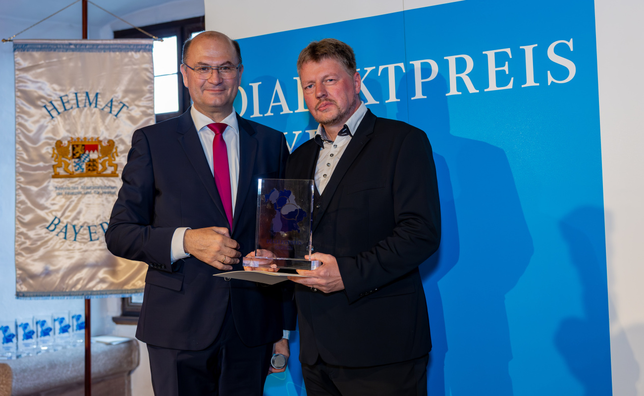 Heimatminister Albert Füracker mit Michael von Hohenberg