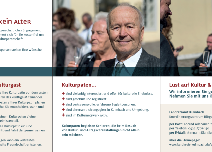 Auszug des Flyers Kulturgast