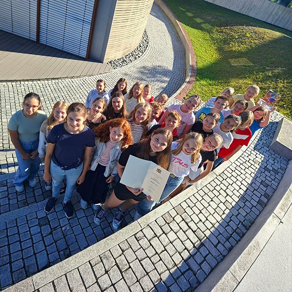 Chorklasse 5c der Realschule Arnstorf 