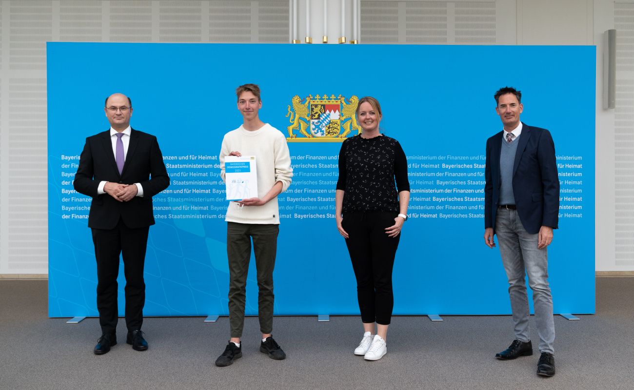 Heimatminister Albert Füracker mit Vertretern der Stadt Kempten