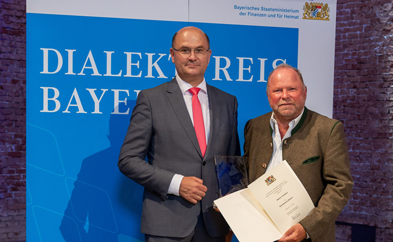 Heimatminister Albert Füracker mit Stefan Frühbeis