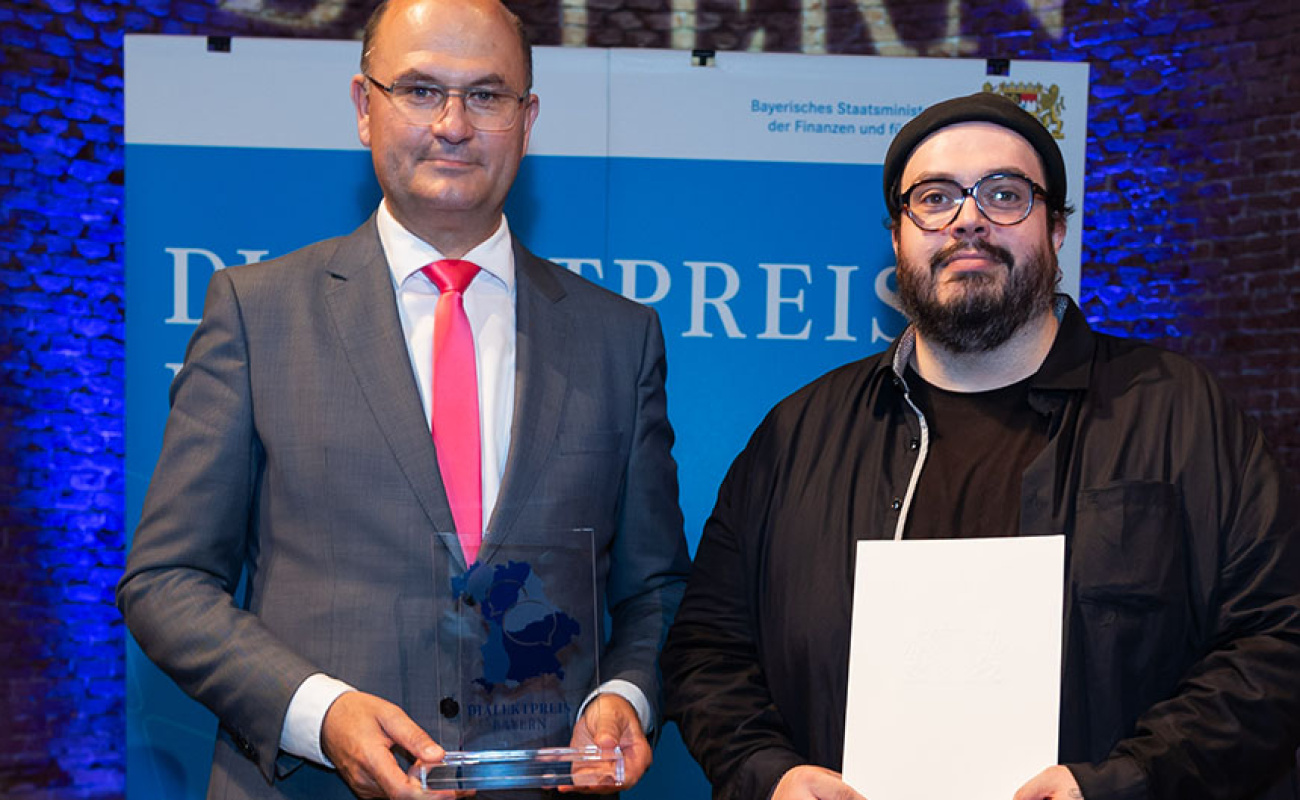 Heimatminister Albert Füracker mit Mathias Kellner