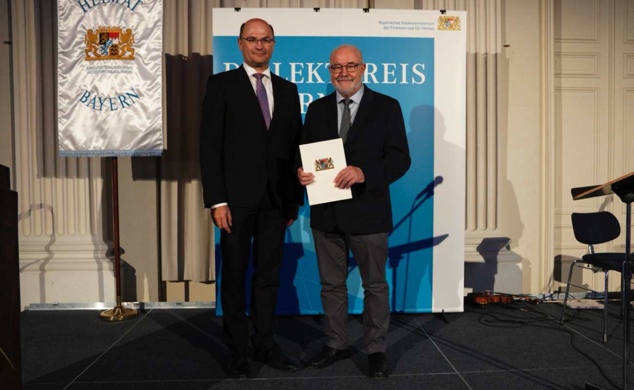 Heimatminister Füracker mit Dr. Manfred Renn
