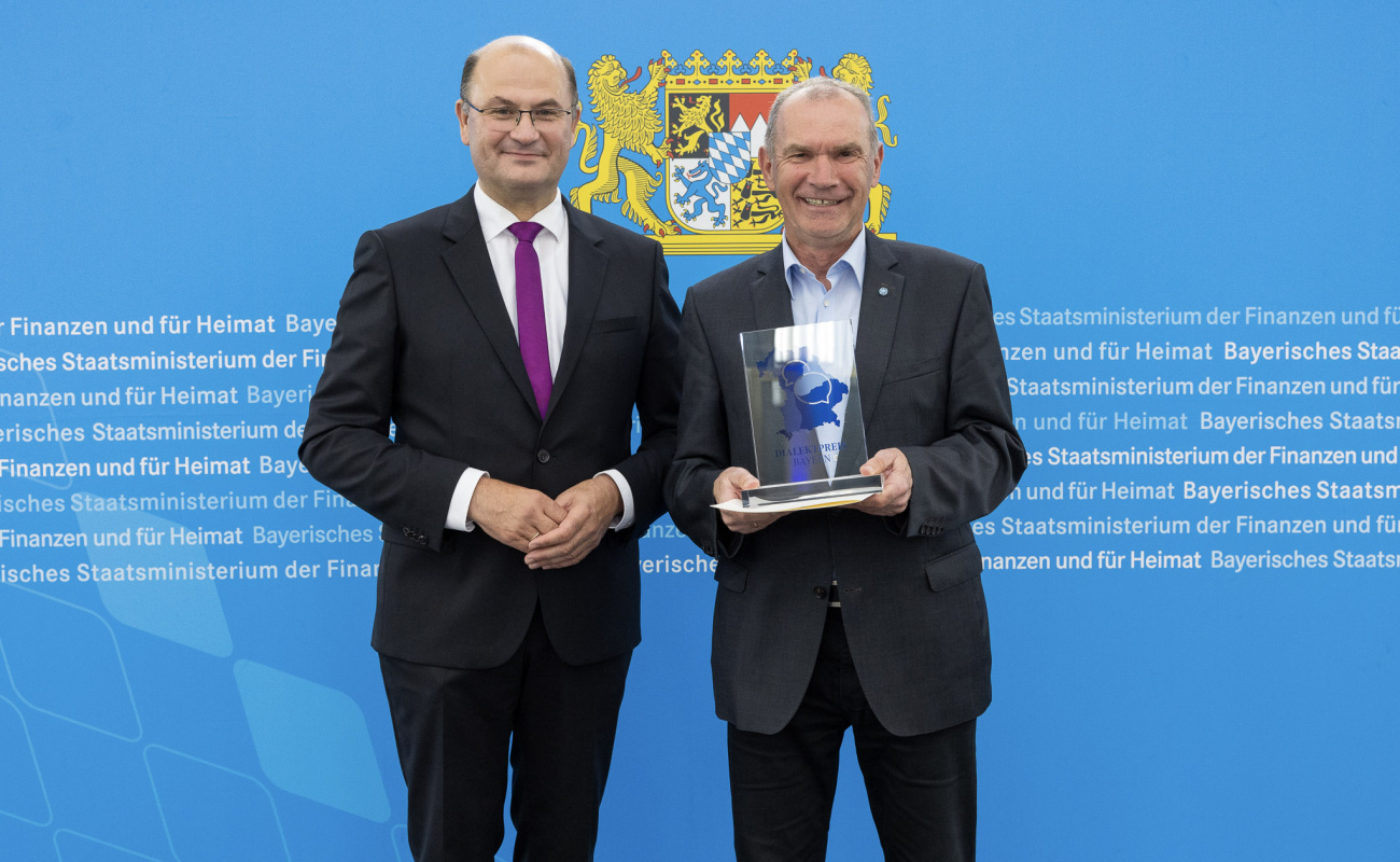 Heimatminister Albert Füracker mit Fredi Breunig