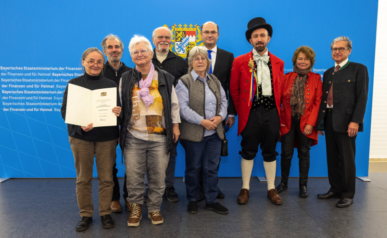 Heimatminister Albert Füracker mit Freundeskreis Sudetendeutsche Mundarten