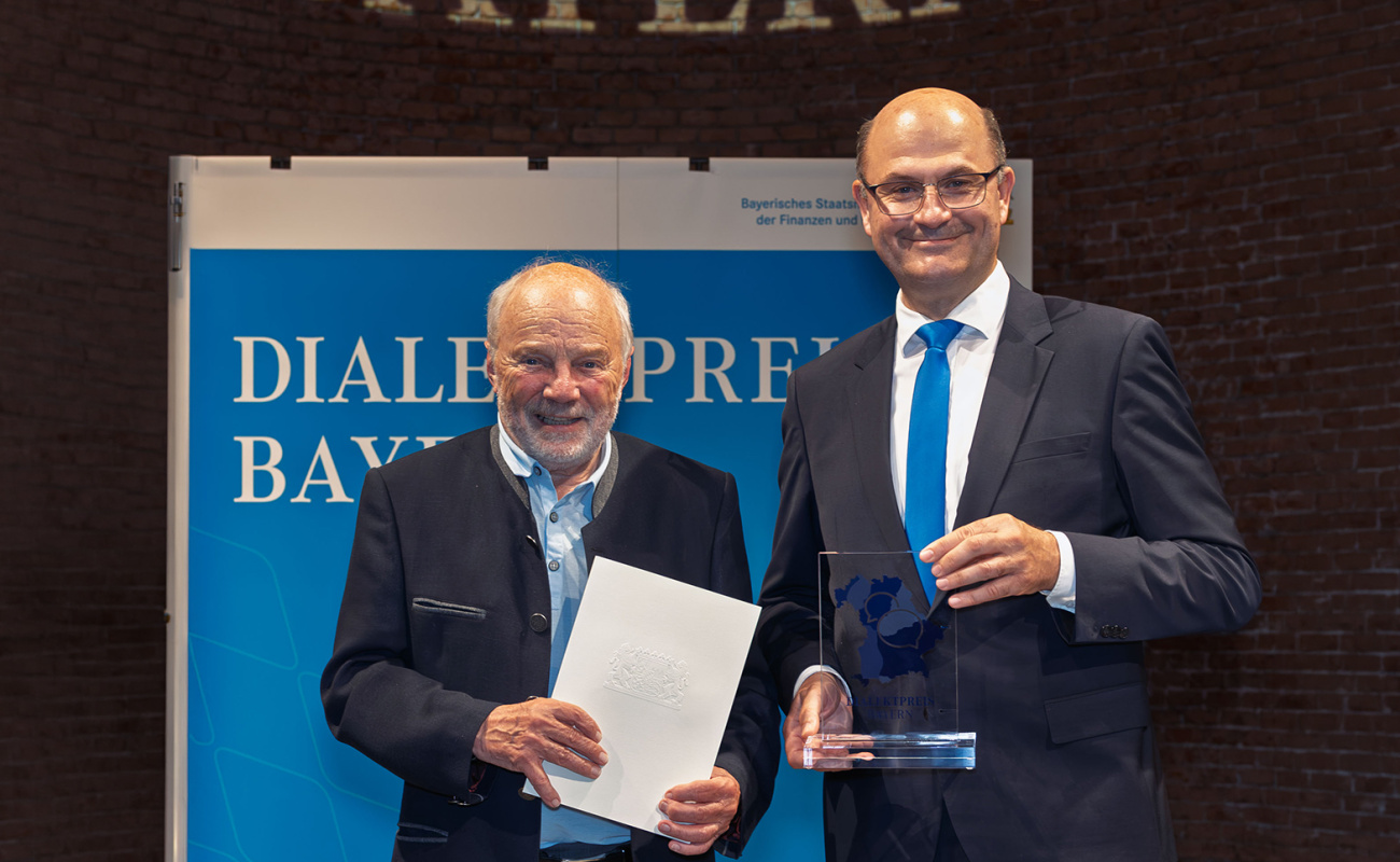  Heimatminister Albert Füracker mit Dieter Radl 