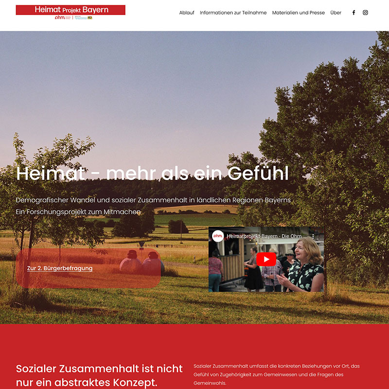 Forschungsprojekt „Heimat – mehr als ein Gefühl?“