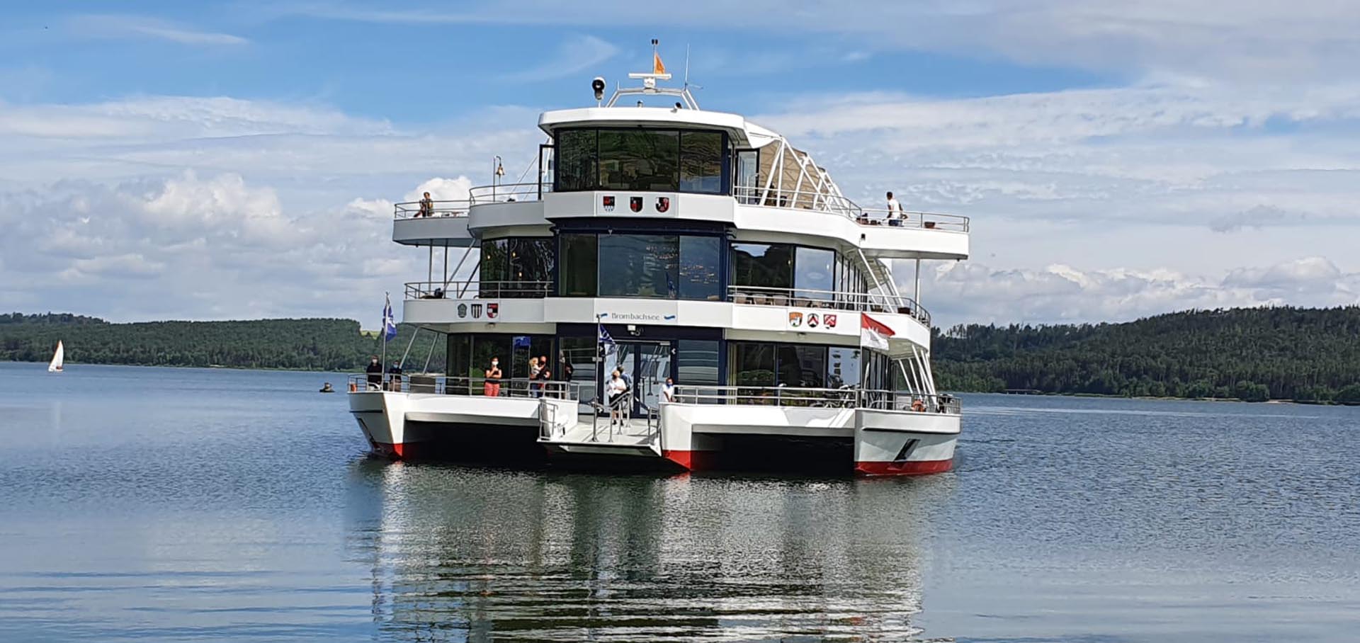 Der Große Brombachsee im Fränkischen Seenland