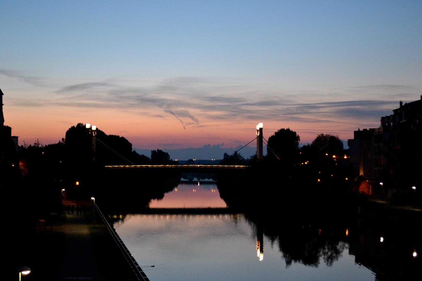 Regnitz bei Nacht