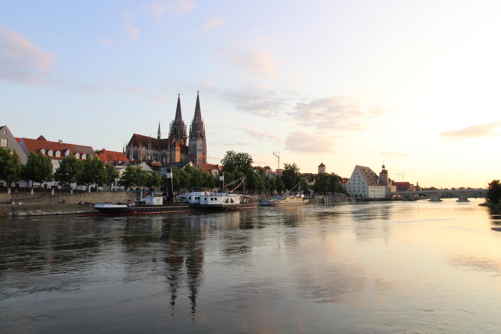 Blick auf die Regensburger Altstadt