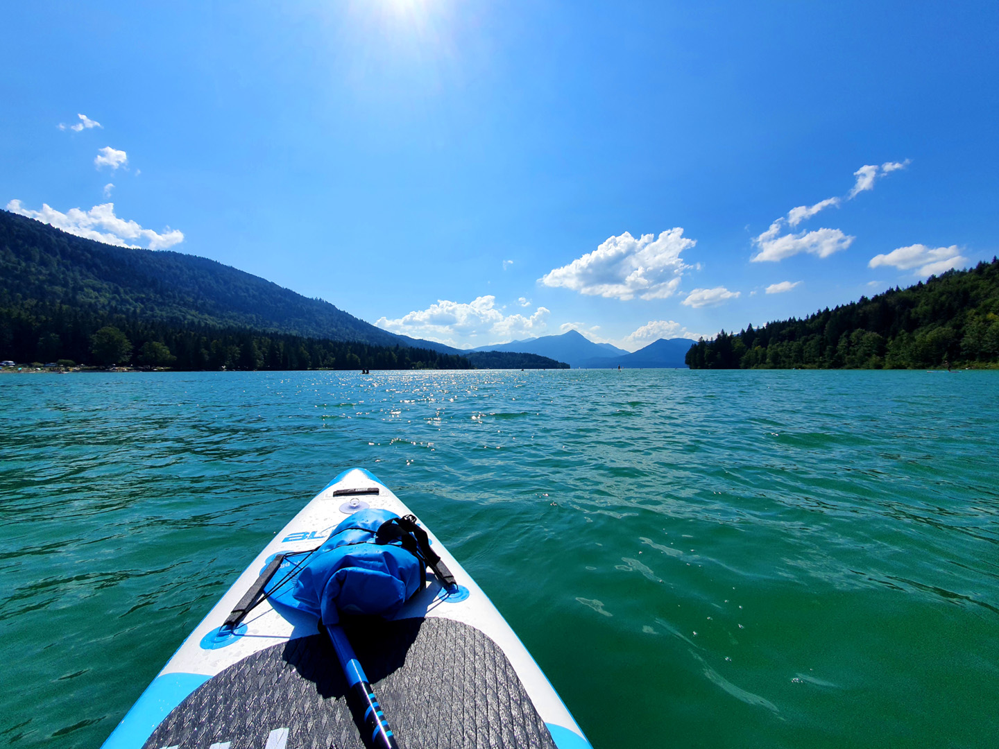 Wenn ich den See seh, brauch ich kein Meer mehr.