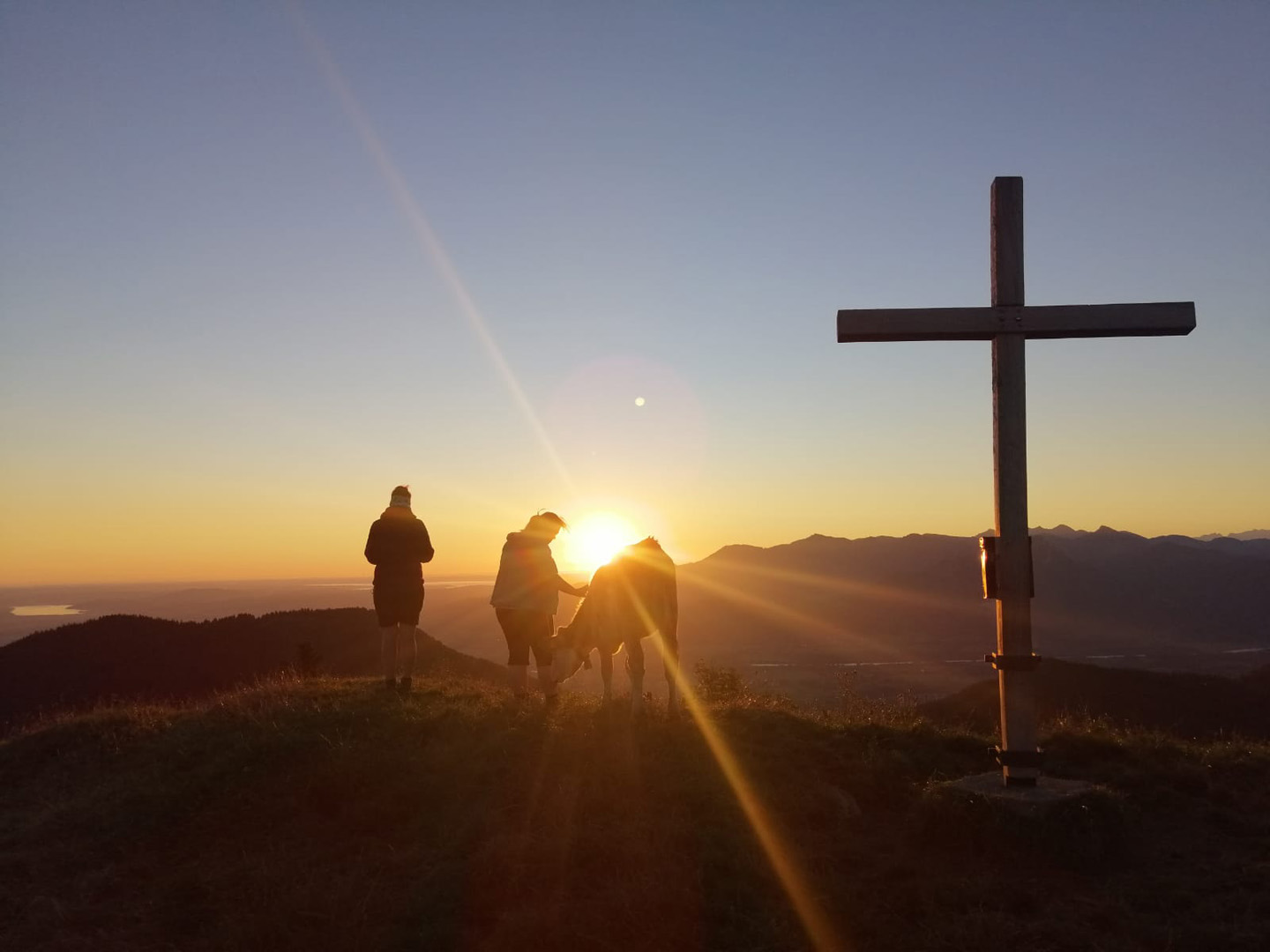 Sonnenaufgang am Inntal