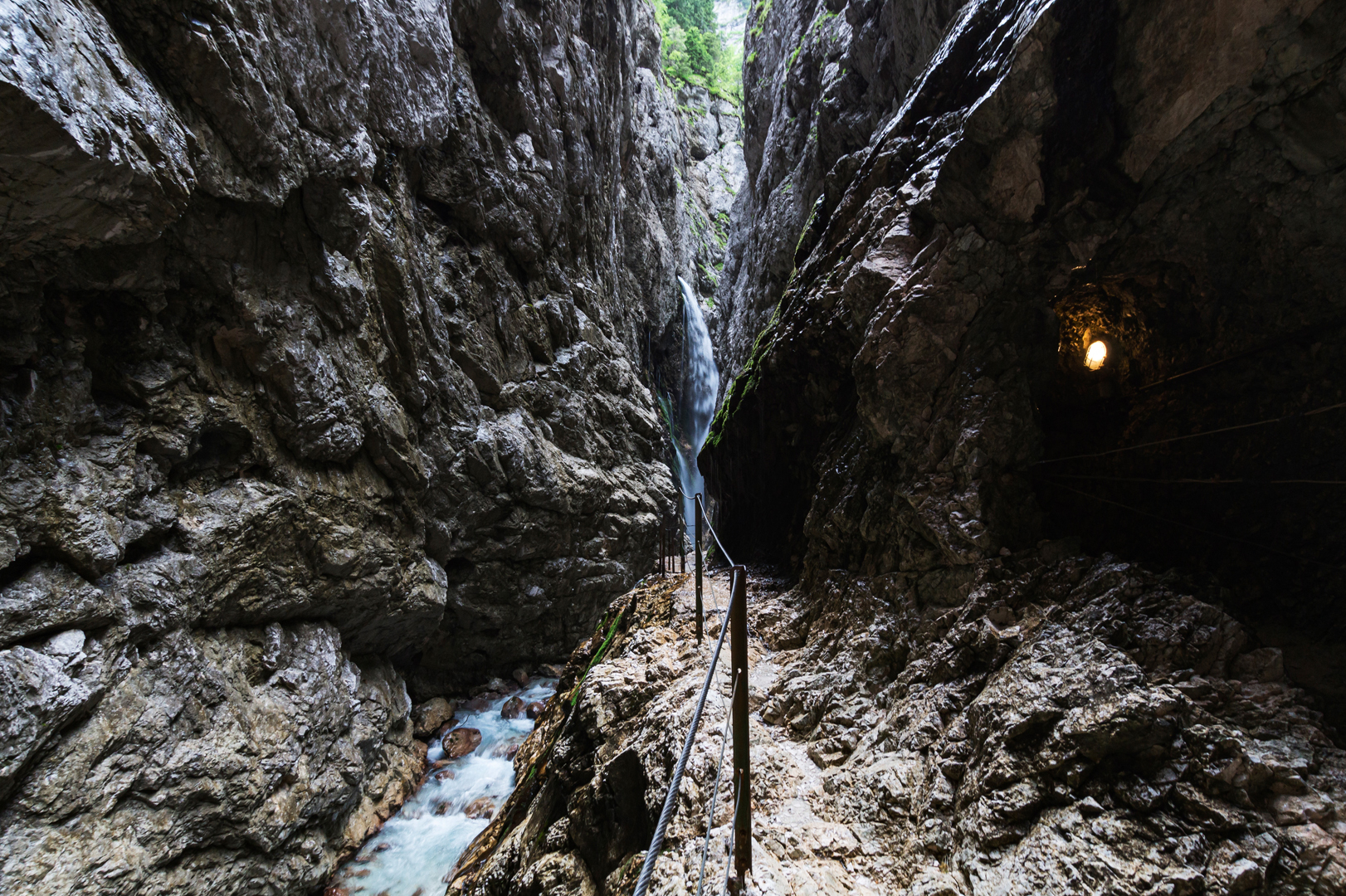 Unterwegs in der Höllentalklamm