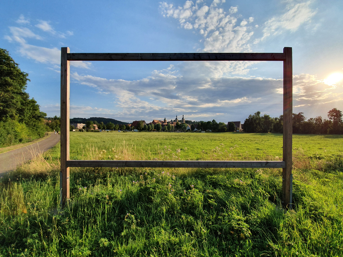 Landschaftsbilderrahmen Spalt