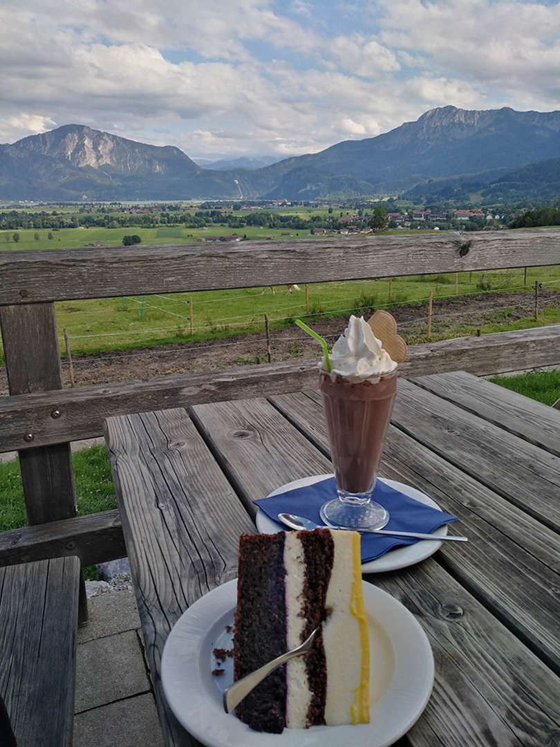 Genuss mit Berg-Panorama