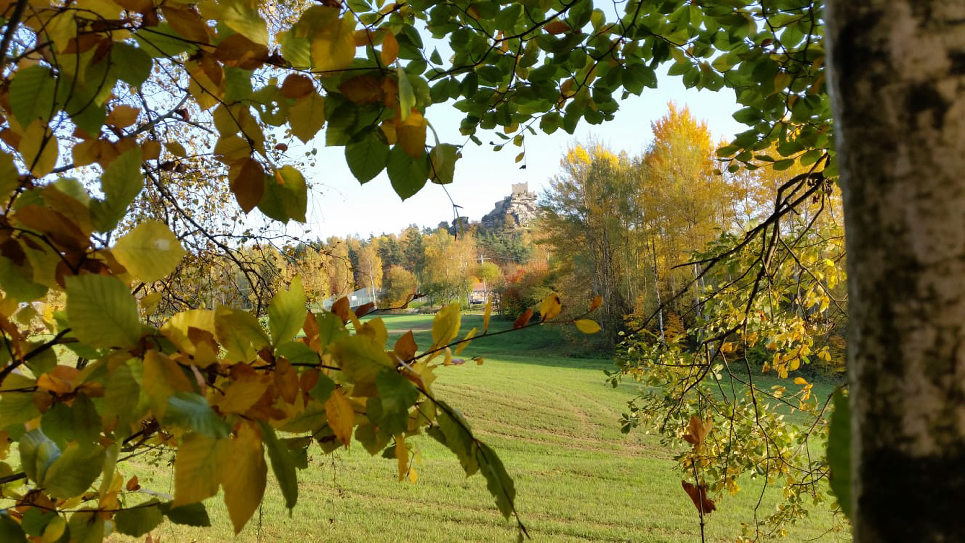 Blick auf Flossenbürger Burg