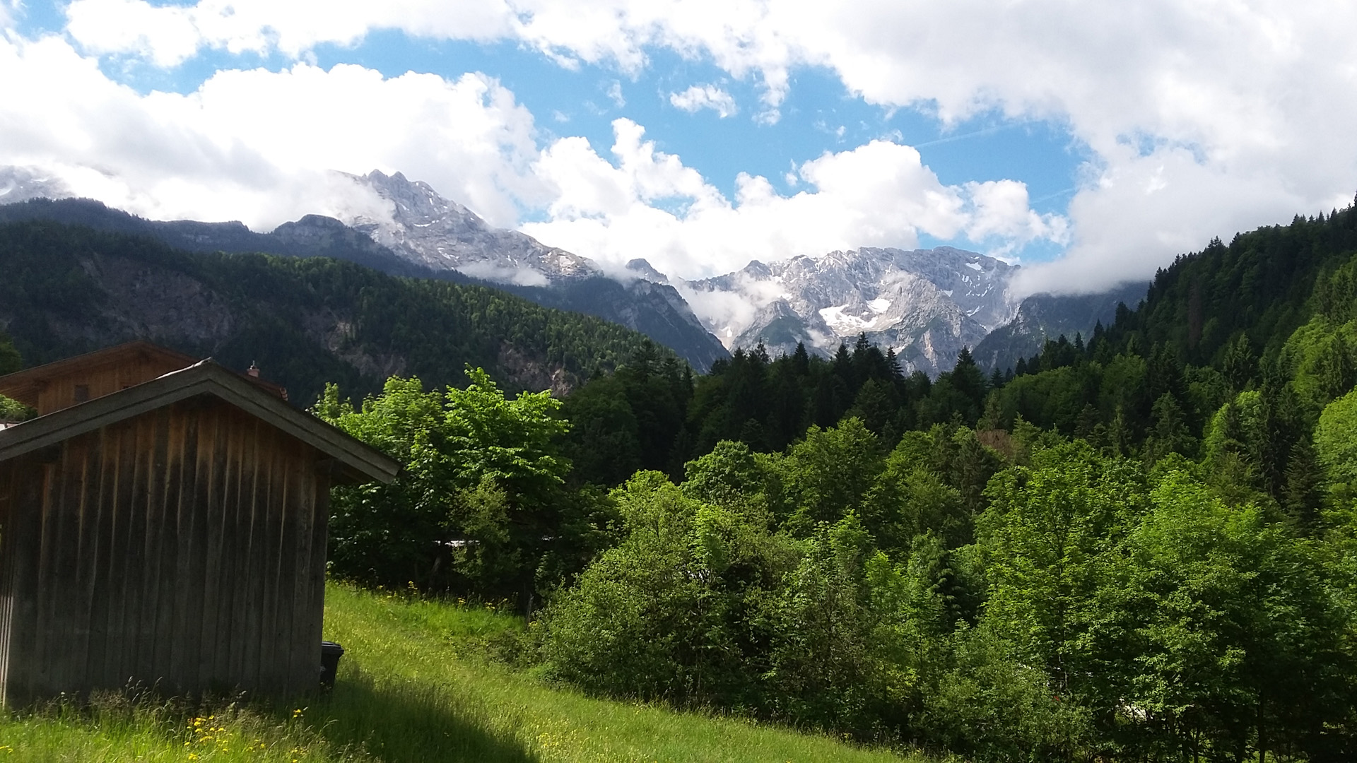 Bergblick (nahe Garmisch-Partenkirchen)