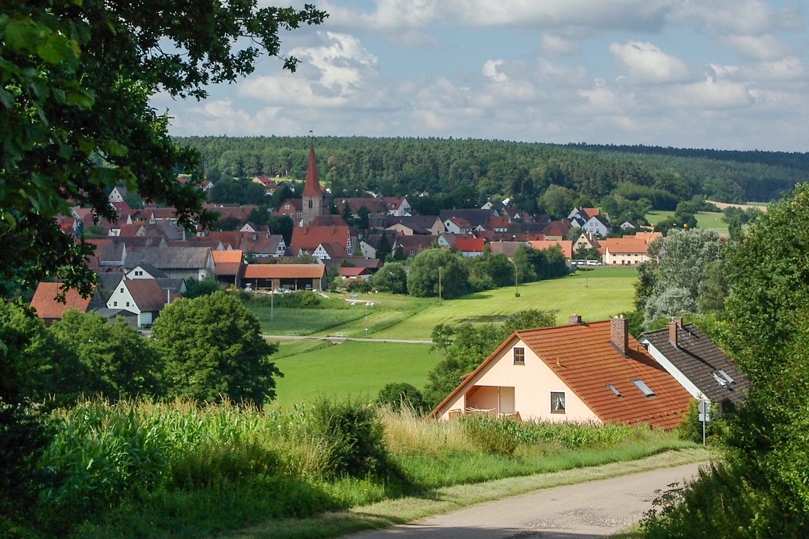 Blick auf den Ortsteil Rohr